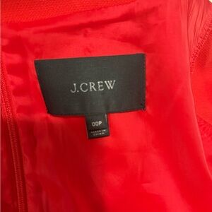 Beautiful quarter sleeve red J crew dress